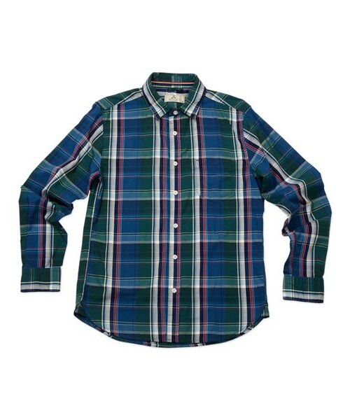 grn(ジーアールエヌ)の「對色格紋襯衫(その他・メンズ・紅/藍・S/M/L)」の6枚目の写真