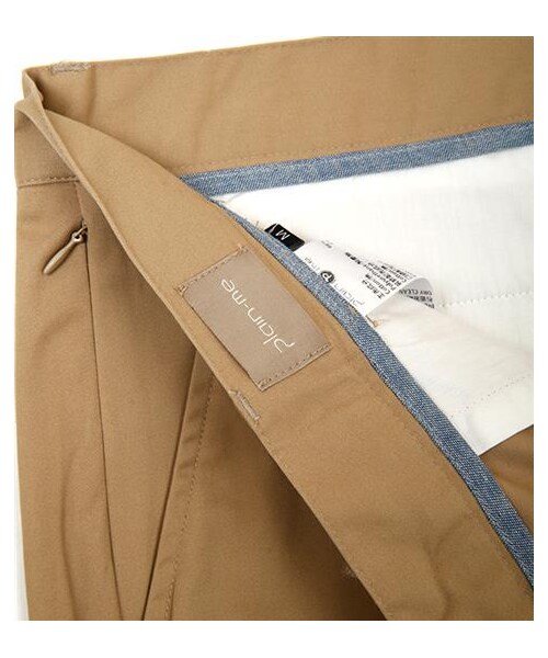 plain-me(プレインミー)の「棉織彈性卡其九分褲(パンツ・メンズ・卡其/軍綠/黑・S/M/L)」の6枚目の写真