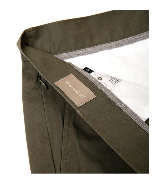 plain-me(プレインミー)の「棉織彈性卡其九分褲(パンツ・メンズ・卡其/軍綠/黑・S/M/L)」の10枚目の写真