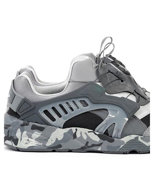 PUMA(プーマ)の「Disc Blaze Camo Midsole(その他・メンズ・灰x迷彩・US8/US9/US10)」の4枚目の写真