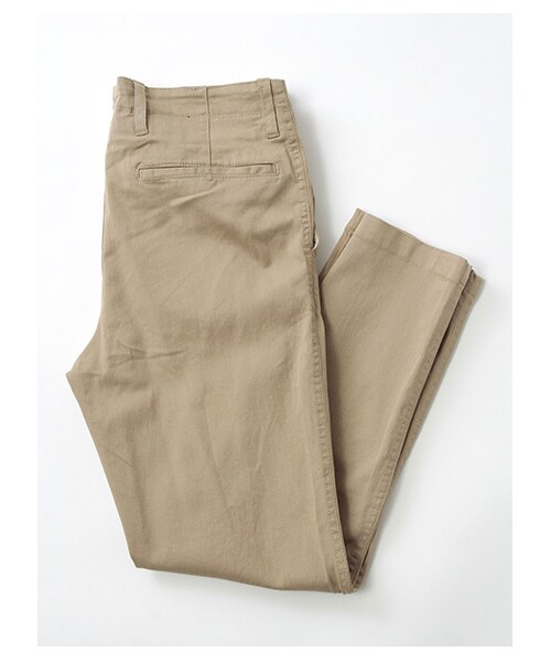 earth music&ecology（アースミュージックアンドエコロジー）の「Men's チノパンツ（パンツ・メンズ・ベージュ/カーキ/ネイビー・S/M/L）」の6枚目の写真