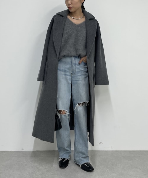 【未使用品】loungedress　ラウンジドレス　ロングコート 2025年最新】Yahoo!オークション -loungedress コートの中古品