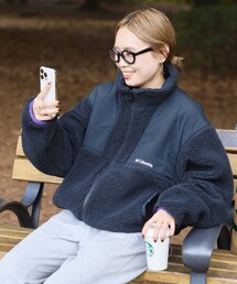 CIAOPANIC TYPY（チャオパニックティピー）の「【WEB限定】【Columbia/コロンビア】別注ショートボアジャケット（ジャケット/アウター）」