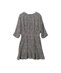 STYLENANDA | モノトーン小花柄フレアワンピース(ワンピース/ドレス)