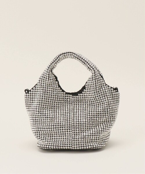 U by SPICK&SPAN(ユーバイスピックアンドスパン)の「≪追加予約≫ Rihann Mini Handle Bag3(バッグ・シルバー/(093)/フリー/在庫あり)」の8枚目の写真