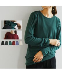 and it_（アンドイット）の「選べる2type！あったか裏起毛カットソー M L LL（その他・レディース）」