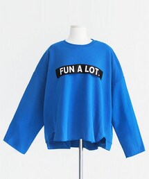 DHOLIC | FUN A LOT.ロゴテープスウェットトップス(スウェット)