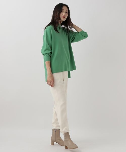 Elura（エルーラ）の「ウールライクジョガーパンツ（その他・ホワイト02/チャコール18/モカ56・M/L）」の5枚目の写真