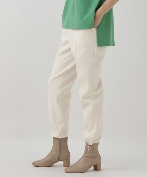 Elura（エルーラ）の「ウールライクジョガーパンツ（その他・ホワイト02/チャコール18/モカ56・M/L）」の8枚目の写真