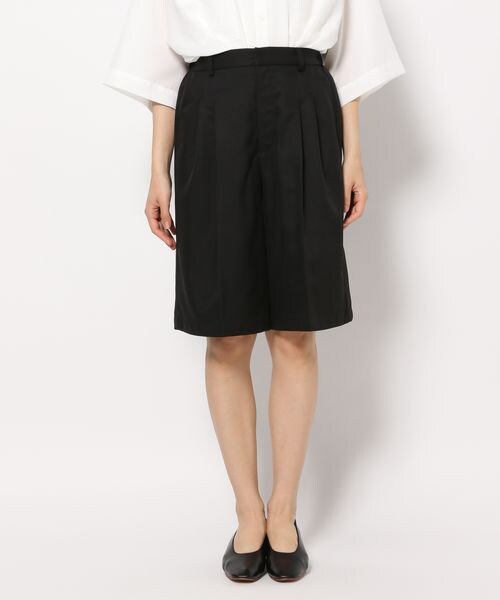 LEPSIM（レプシィム）の「タックハーフパンツ（パンツ・オフホワイト05/ブラック09/ベージュ52・FREE SIZE）」の13枚目の写真