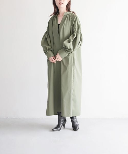 LEPSIM（レプシィム）の「袖シャーリングワンピース（）」 - WEAR