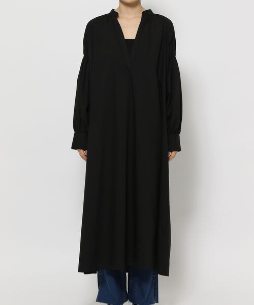 LEPSIM（レプシィム）の「袖シャーリングワンピース（ワンピース/ドレス・レディース・ブラック09/ベージュ52/グリーン75・FREE SIZE）」の18枚目の写真