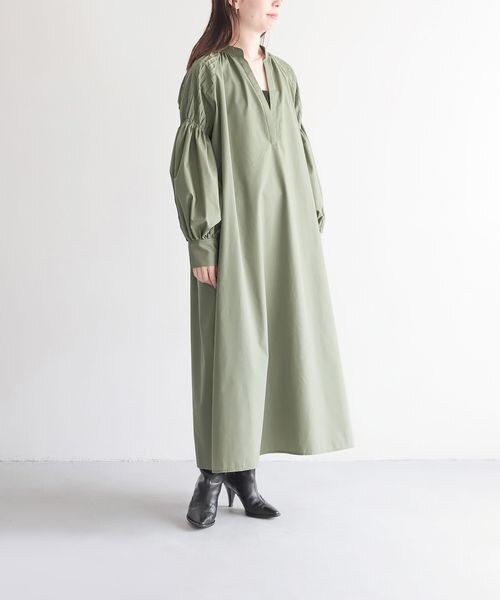 LEPSIM（レプシィム）の「袖シャーリングワンピース（）」 - WEAR