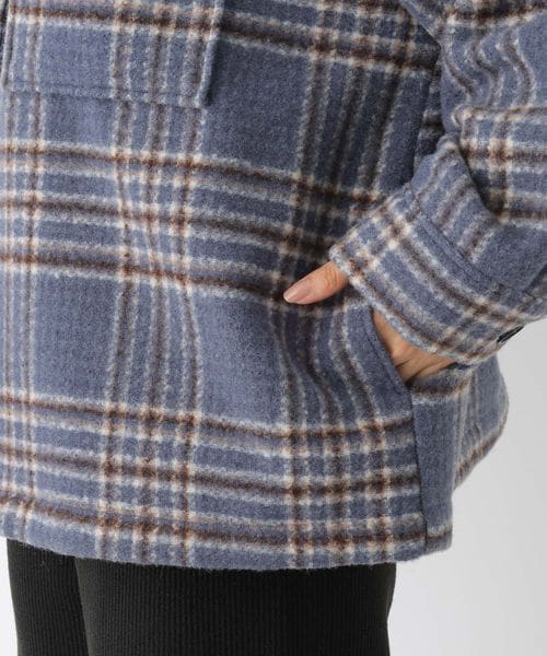 LEPSIM（レプシィム）の「チェックオーバーシャツジャケット