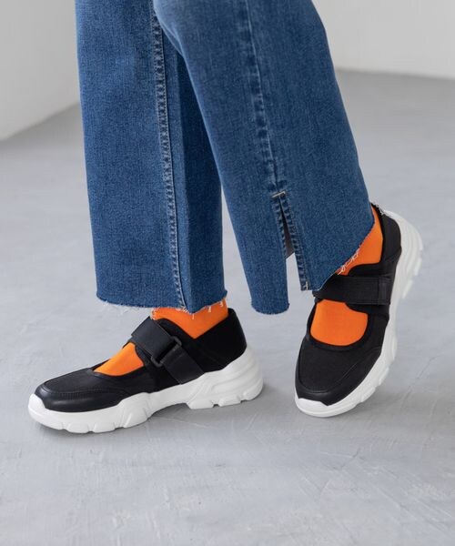 レプシィム レプ ストラップ スニーカー Lサイズ LEPSIM（レプシィム）の「ストラップ厚底スニーカー（）」 - WEAR