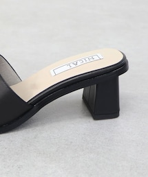 NICAL（ニカル）の「スクエアビジューミュールサンダル/34215（）」 - WEAR