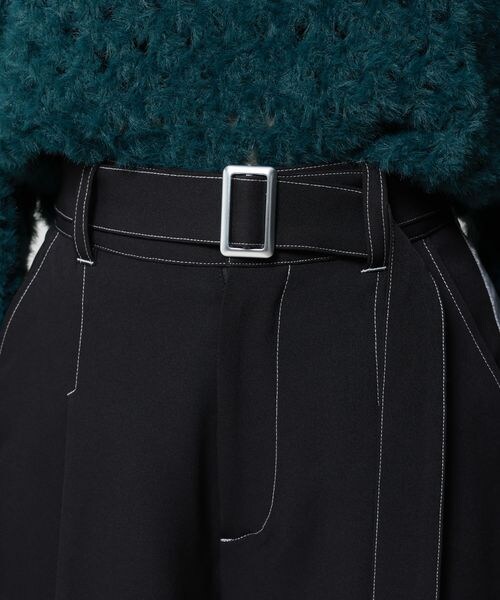 PAGEBOY（ページボーイ）の「ラインワイドパンツ（パンツ・ブラック09/グレージュ13/ブラウン58・F）」の22枚目の写真