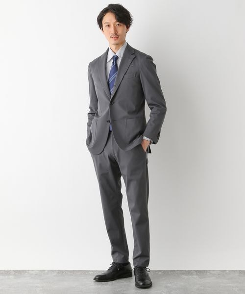 salon de gw セットアップ ネイビー M/S GLOBAL WORK（グローバルワーク）の「ストレッチ起毛TRジャケット