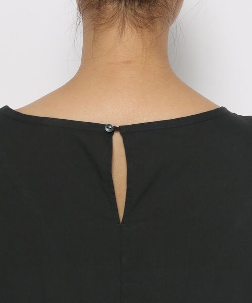 LEPSIM(レプシィム)の「クリンクル切り替えフレンチスリーブワンピース(ワンピース/ドレス・ブラック09/ピンク23/オリーブ74・FREE SIZE)」の16枚目の写真