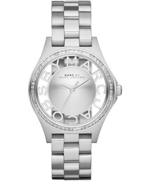 Marc by Marc Jacobs | MARC by Marc Jacobs 34mm Henry Skeleton Glitz Watch, Stainless(アナログ腕時計)