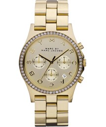 Marc by Marc Jacobs | MARC by Marc Jacobs 40mm Henry Chronograph Watch, Yellow Golden(アナログ腕時計)