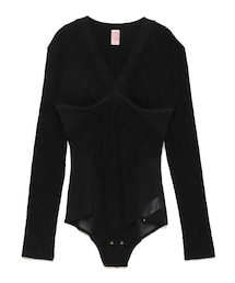 FETICO（フェティコ）の「JACQUARD JERSEY PANELED BODYSUIT