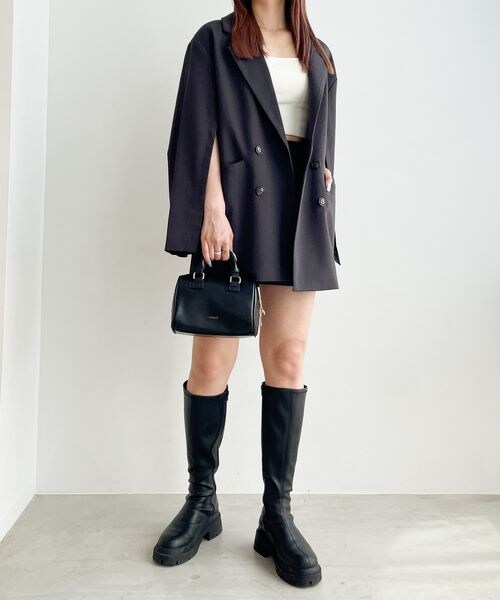 Heather（ヘザー）の「スリットスリーブミドルジャケット（）」 - WEAR