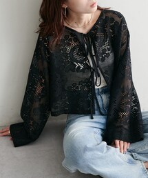 DISCOAT | 【WEB限定】レースカーデ(カーディガン/ボレロ)
