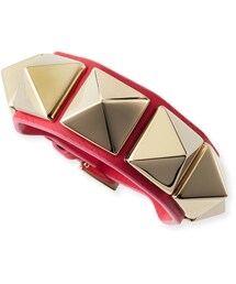 VALENTINO | Valentino Medium Rockstud Leather Bracelet, Blush(ブレスレット)