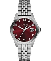 Marc by Marc Jacobs | MARC by Marc Jacobs 30mm The Slim Stainless Watch with Bracelet, Red Dial(アナログ腕時計)