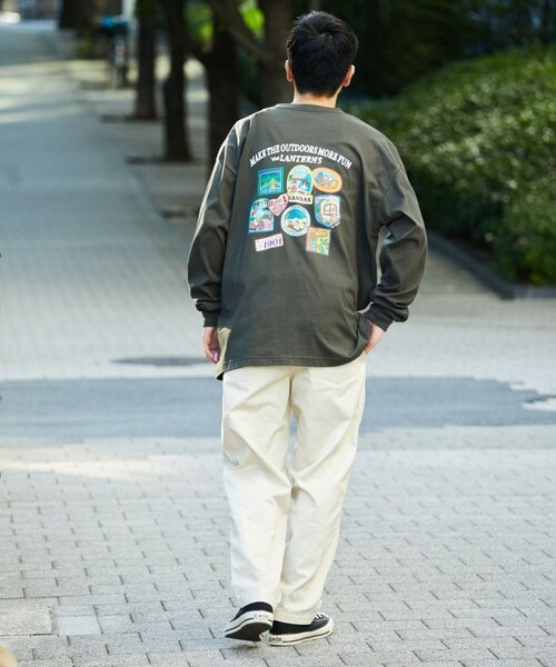 COLEMAN(コールマン)の「別注 リドワッペン バックプリント L/S TEE(その他・メンズ・ホワイト/グレー/チャコールグレー/ダークブラウン・M)」の15枚目の写真