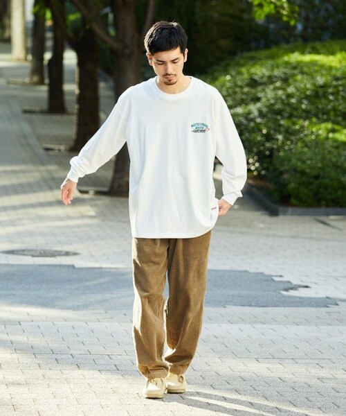 COLEMAN(コールマン)の「別注 リドワッペン バックプリント L/S TEE(その他・メンズ・ホワイト/グレー/チャコールグレー/ダークブラウン・M)」の3枚目の写真