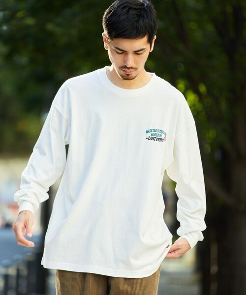 COLEMAN(コールマン)の「別注 リドワッペン バックプリント L/S TEE(その他・メンズ・ホワイト/グレー/チャコールグレー/ダークブラウン・M)」の2枚目の写真