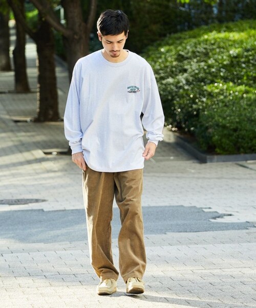 COLEMAN(コールマン)の「別注 リドワッペン バックプリント L/S TEE(その他・メンズ・ホワイト/グレー/チャコールグレー/ダークブラウン・M)」の8枚目の写真