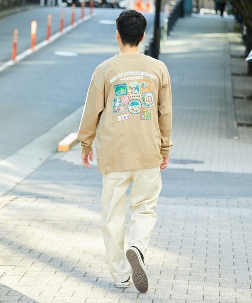 COLEMAN(コールマン)の「別注 リドワッペン バックプリント L/S TEE(その他・メンズ・ホワイト/グレー/チャコールグレー/ダークブラウン・M)」の20枚目の写真