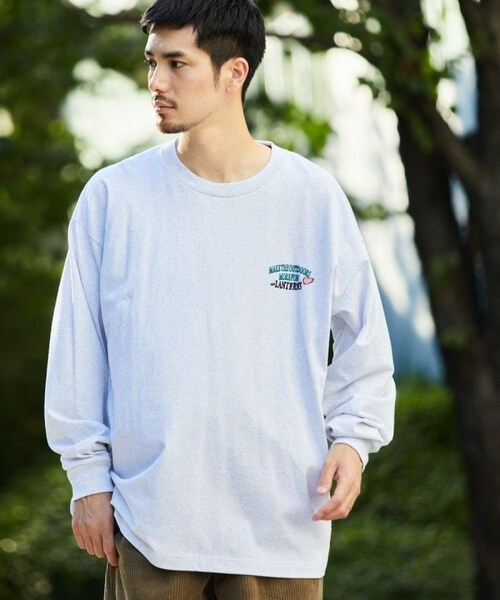 COLEMAN(コールマン)の「別注 リドワッペン バックプリント L/S TEE(その他・メンズ・ホワイト/グレー/チャコールグレー/ダークブラウン・M)」の7枚目の写真