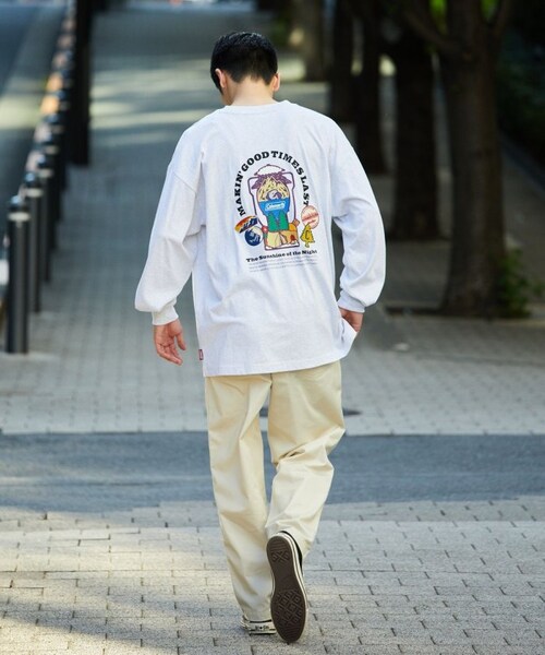 COLEMAN(コールマン)の「別注 ランタンアイコン バックプリント L/S TEE(その他・メンズ・ホワイト/グレー/チャコールグレー/ダークブラウン・M)」の10枚目の写真