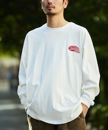 別注 ランタンアイコン バックプリント L/S TEE