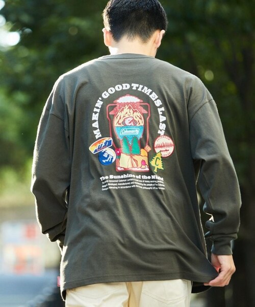 COLEMAN(コールマン)の「別注 ランタンアイコン バックプリント L/S TEE(その他・メンズ・ホワイト/グレー/チャコールグレー/ダークブラウン・M)」の12枚目の写真