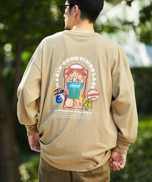 COLEMAN(コールマン)の「別注 ランタンアイコン バックプリント L/S TEE(その他・メンズ・ホワイト/グレー/チャコールグレー/ダークブラウン・M)」の17枚目の写真