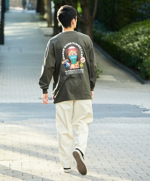 COLEMAN(コールマン)の「別注 ランタンアイコン バックプリント L/S TEE(その他・メンズ・ホワイト/グレー/チャコールグレー/ダークブラウン・M)」の15枚目の写真