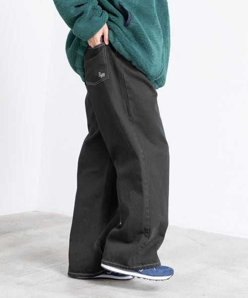 name. ブラック ワイドパンツ PAGEBOY（ページボーイ）の「ステッチタックワイドパンツ