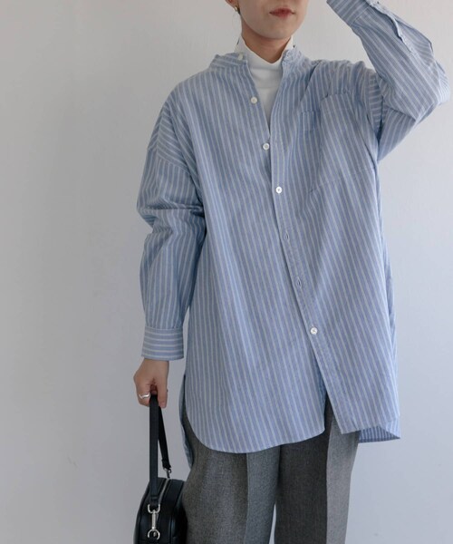 FORK&SPOON（フォークアンドスプーン）の「FORK&SPOON タートルネックカットソー（トップス・レディース・OFF/BLACK・1）」の15枚目の写真