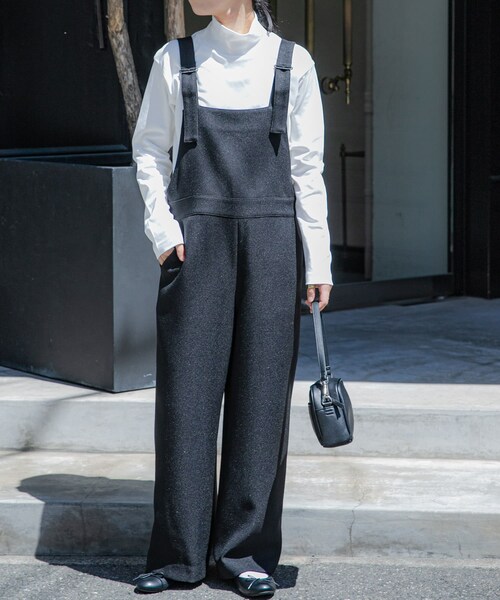 FORK&SPOON（フォークアンドスプーン）の「FORK&SPOON タートルネックカットソー（トップス・レディース・OFF/BLACK・1）」の6枚目の写真