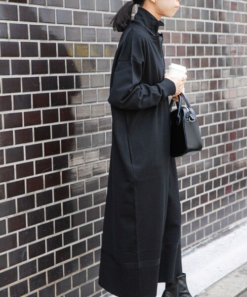 FORK&SPOON（フォークアンドスプーン）の「FORK&SPOON タートルネックカットソー（トップス・レディース・OFF/BLACK・1）」の22枚目の写真