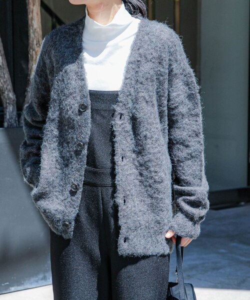 FORK&SPOON（フォークアンドスプーン）の「FORK&SPOON タートルネックカットソー（トップス・レディース・OFF/BLACK・1）」の7枚目の写真