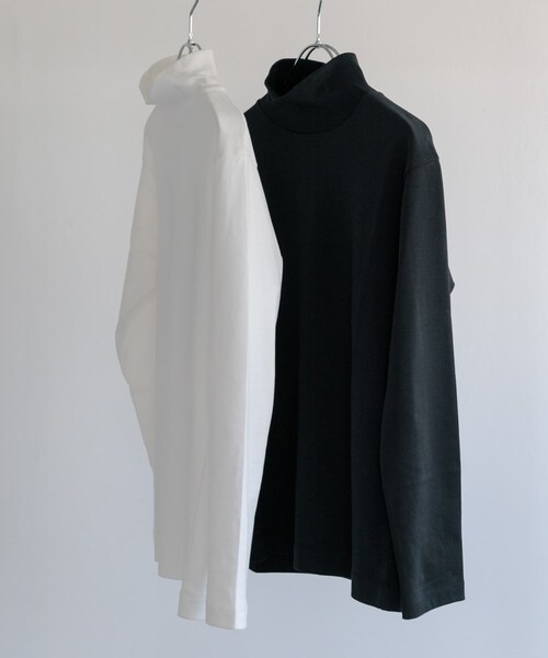 FORK&SPOON（フォークアンドスプーン）の「FORK&SPOON タートルネックカットソー（トップス・レディース・OFF/BLACK・1）」の16枚目の写真