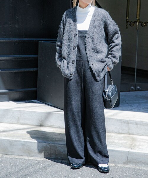 FORK&SPOON（フォークアンドスプーン）の「FORK&SPOON タートルネックカットソー（トップス・レディース・OFF/BLACK・1）」の8枚目の写真