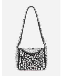 Spike Small Hobo Bag In Studded Leather