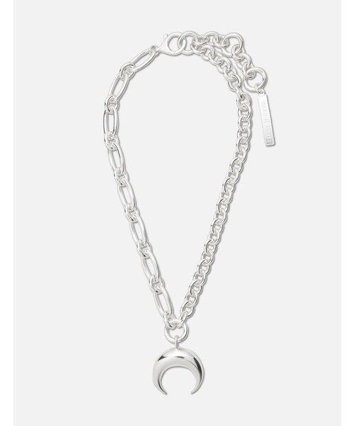 REGENERATED TIN MOON CHARMS NECKLACE